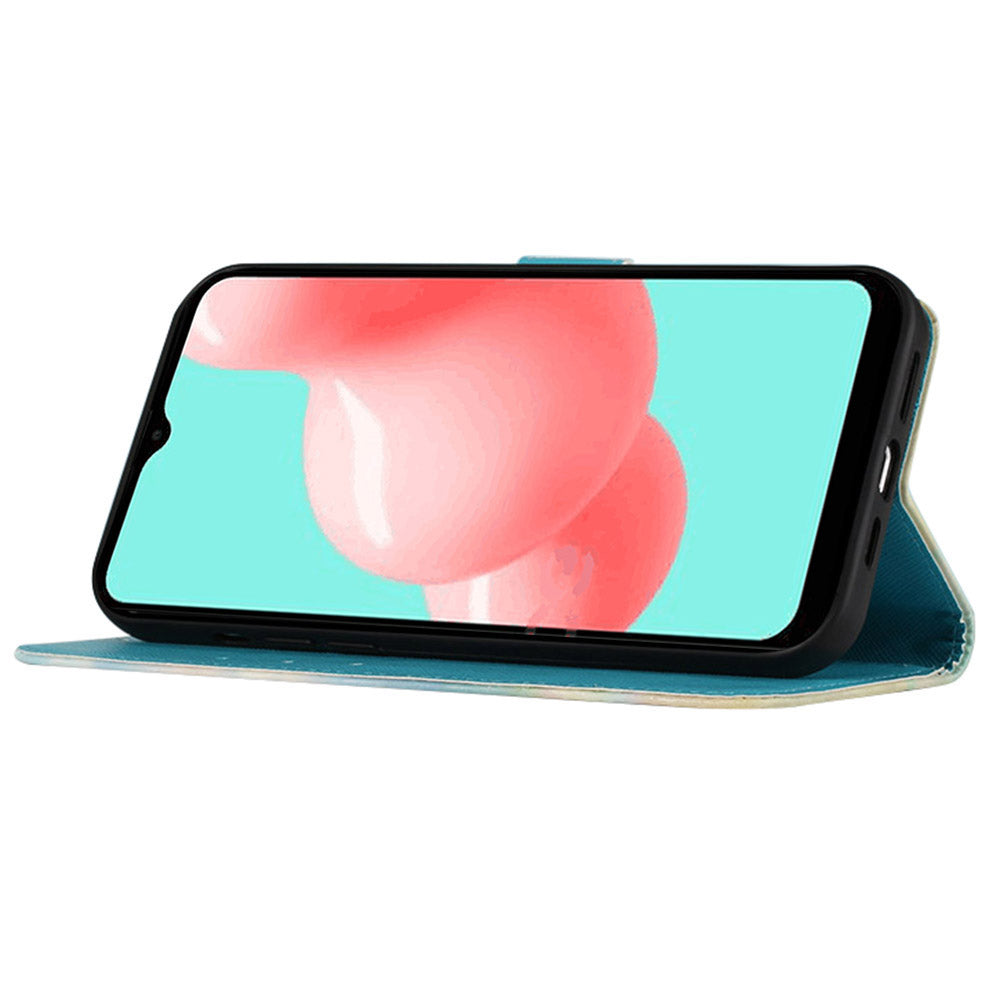 Til Samsung Galaxy A32 5G / M32 5G YB Mønsterprint Læder Series-2 Stand Case Læder 3D Mønster Printing Wallet Cover Til Samsung Galaxy A32 5G / M32 5G YB Mønsterprint Læder Series-2 Stand Case Læder 3D Mønster Printing Wallet Cover